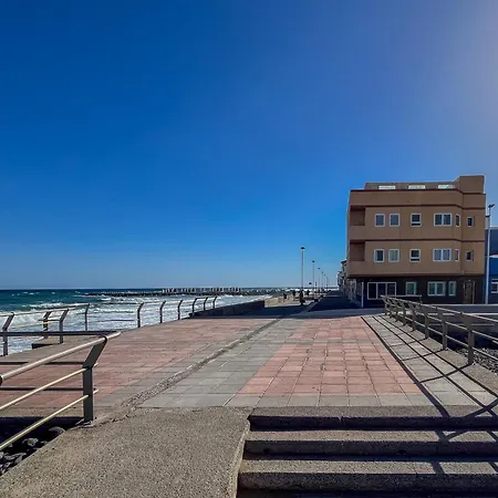 Playa El Burrero Con Terraza Y Solarium Privado Apartament *
