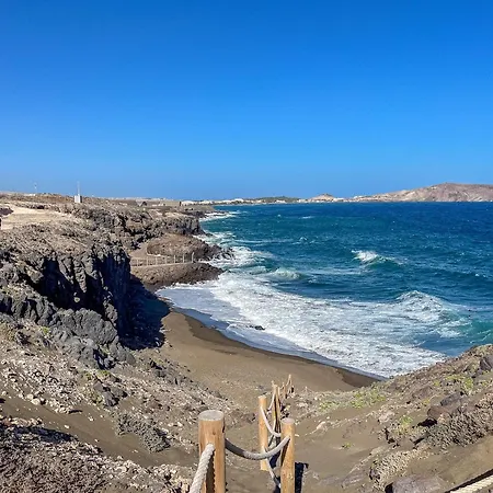 Playa El Burrero Con Terraza Y Solarium Privado Apartament *
